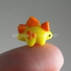 Yellow "Kawaii" mini Stegosaurus