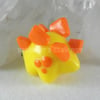 Yellow "Kawaii" mini Stegosaurus