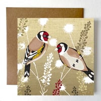 Image 1 of GOLDFINCH GREETING CARD