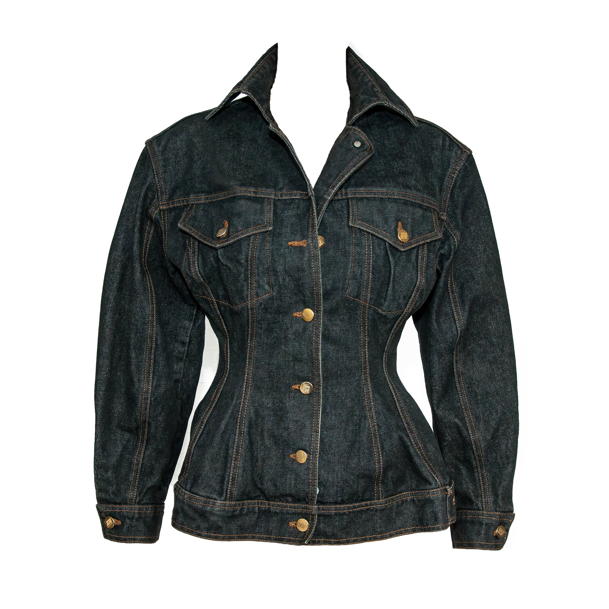 Image of Jean Paul Gaultier Corset Denim Jacket