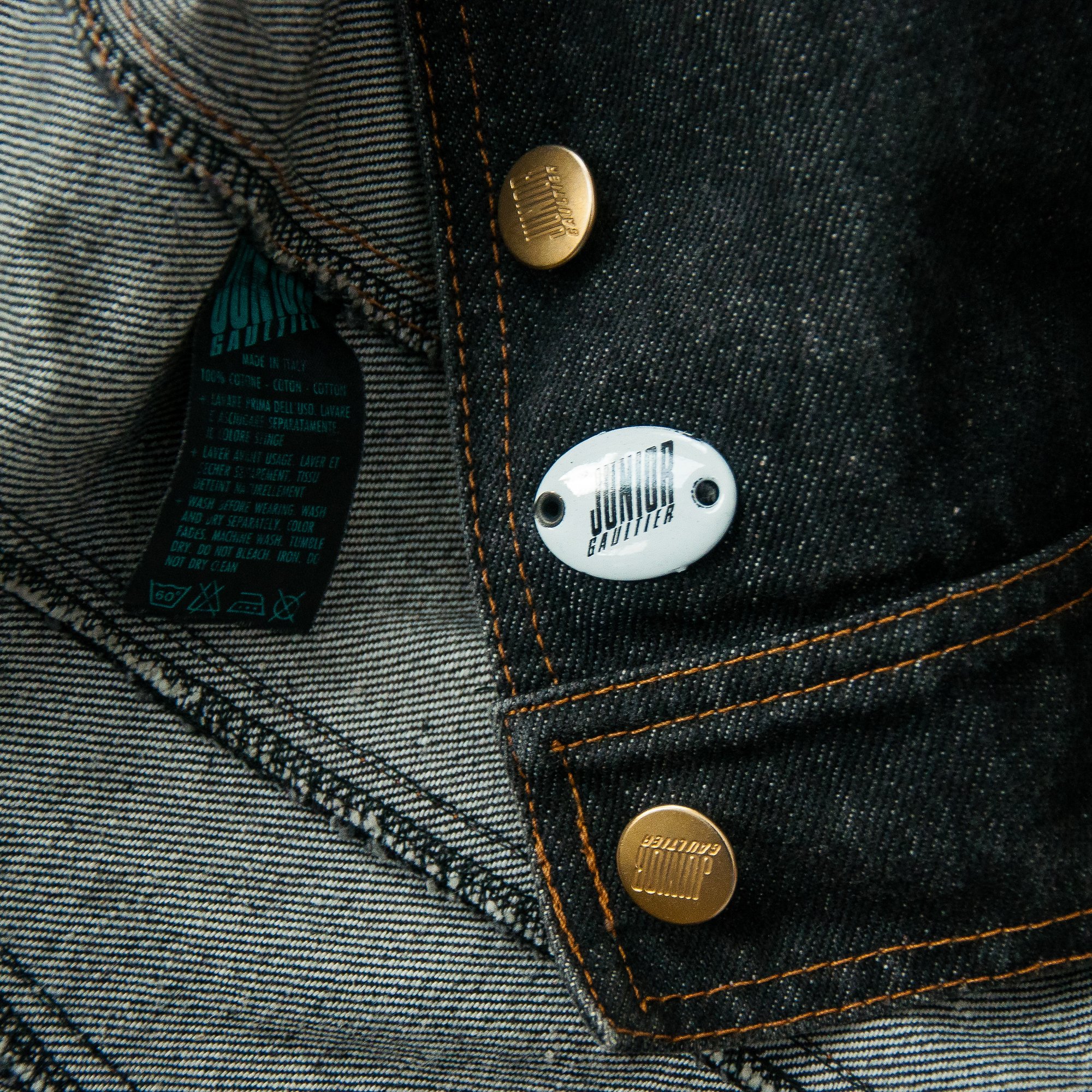 Image of Jean Paul Gaultier Corset Denim Jacket