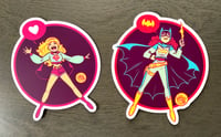 Image 2 of Batgirl Vinyl Sticker