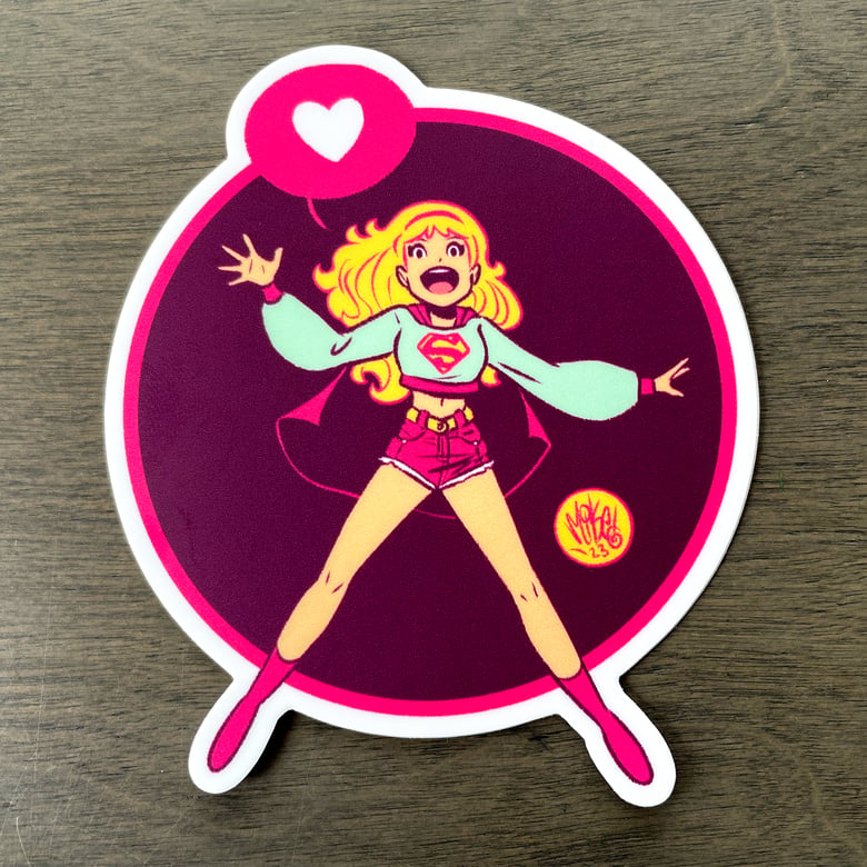 Image of Supergirl Vinyl Sticker