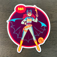 Image 1 of Batgirl Vinyl Sticker