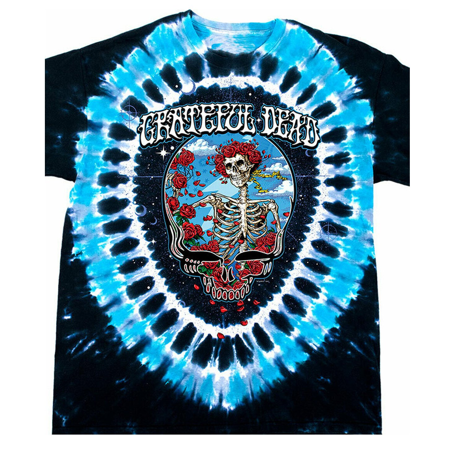 Image of GRATEFUL DEAD STEAL YOUR BERTHA TIE DYE SHORT SLEEVE
