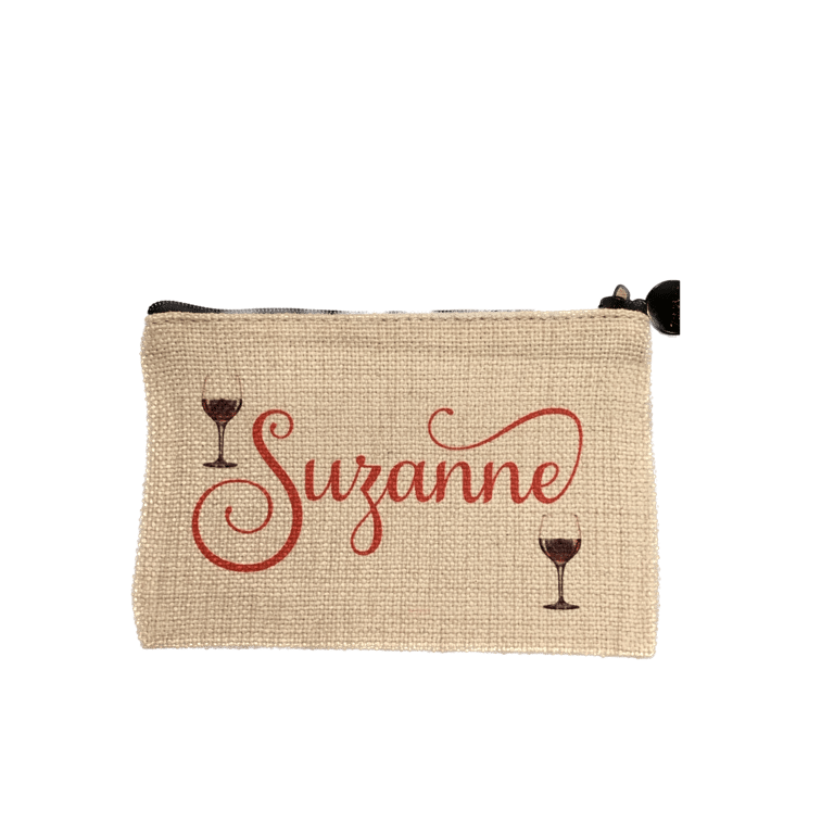 Zippered Linen Bag - Small Image 3