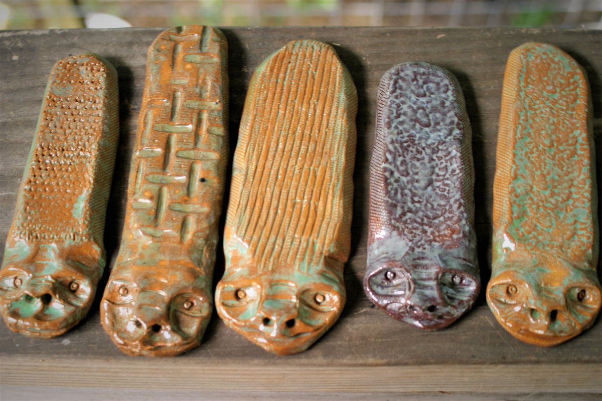 Mystical Ceramic Crocodile Totems: Limited Edition Batch