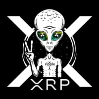 Image 2 of XRP Alien - Black Tee