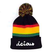 Image 1 of Vicious Beanie - Rasta