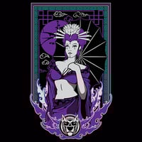 Image 2 of Geisha (Purple Grape) - White Tee
