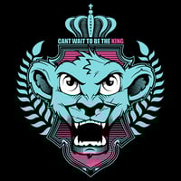 Image 2 of Grown Simba (South Beach) - Black Tee