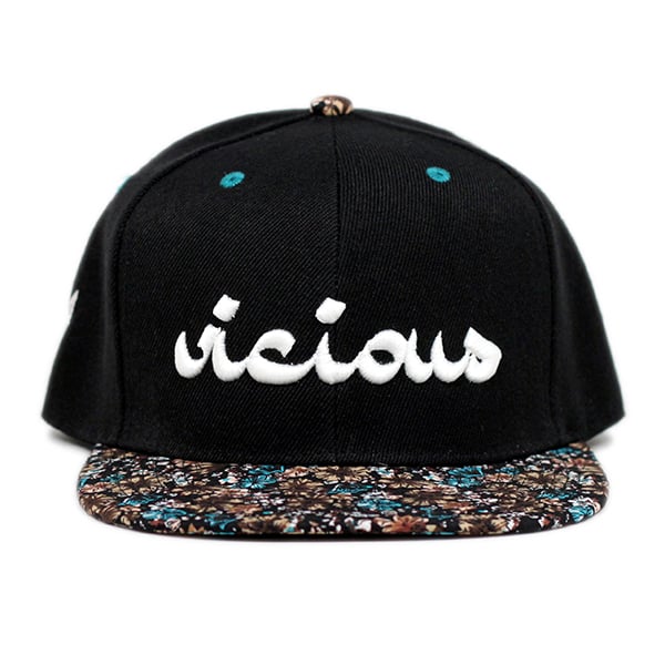 Vicious Snapback - Blue Floral