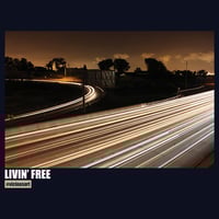 Image 2 of Livin' Free - Navy Blue Tee