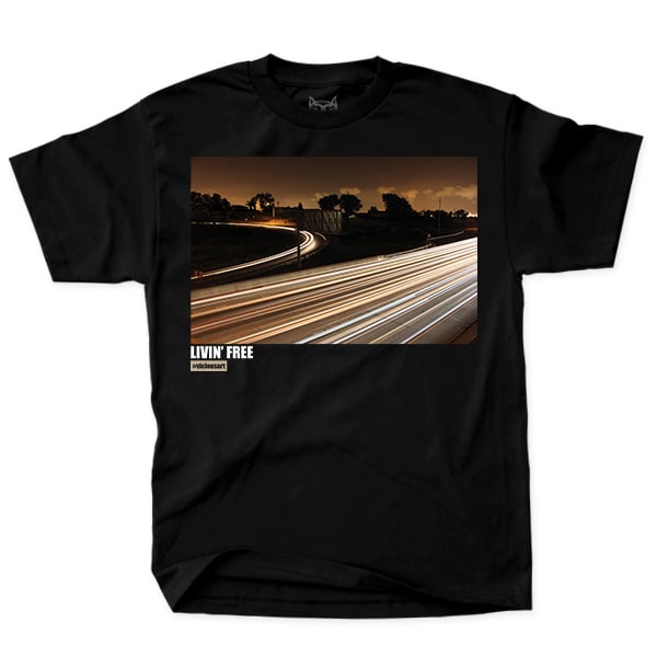 Livin' Free - Black Tee