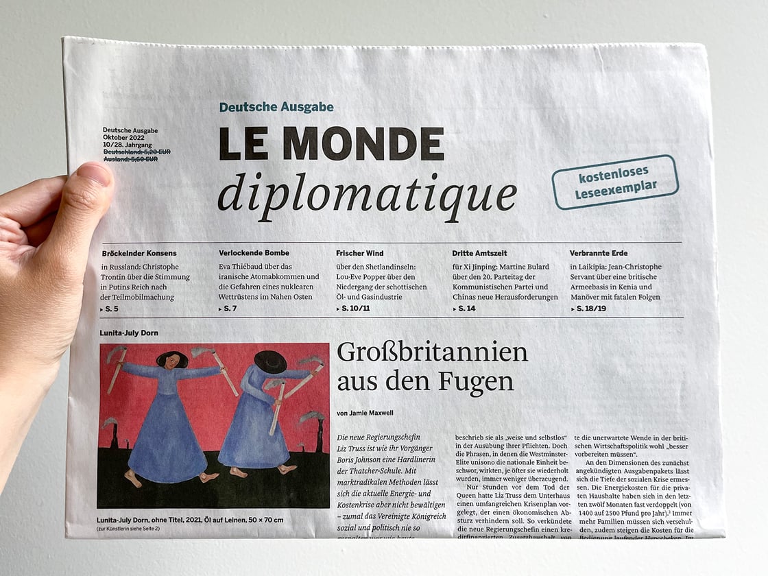 Image of LE MONDE diplomatique (German issue) October 2022 issue