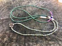 Image 2 of Beaded strand necklaces and sterling silver beads / n27