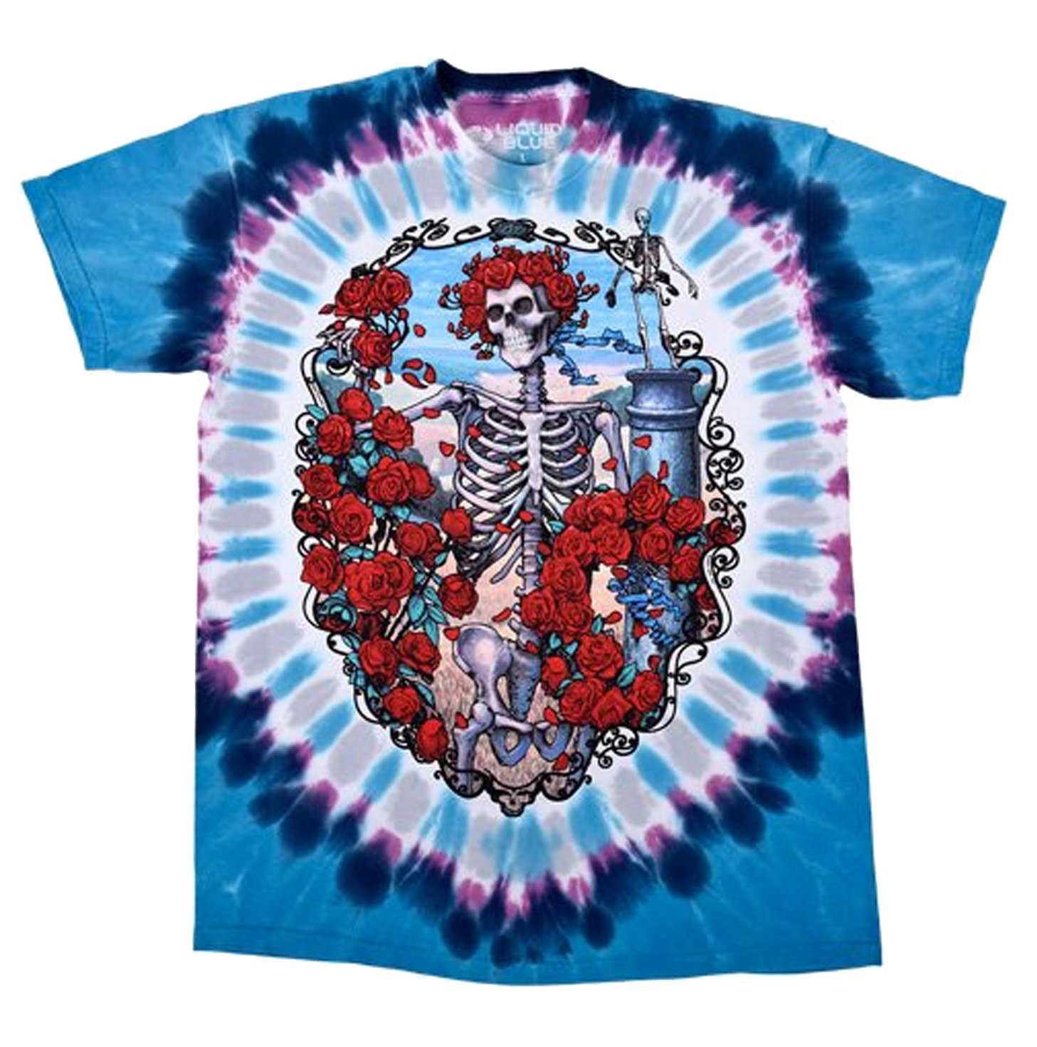 Image of GRATEFUL DEAD 30th ANNIVERSARY TIE DYE SHORT SLEEVE 