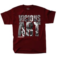 Image 1 of Pitbul Thirsty - Burgundy Tee
