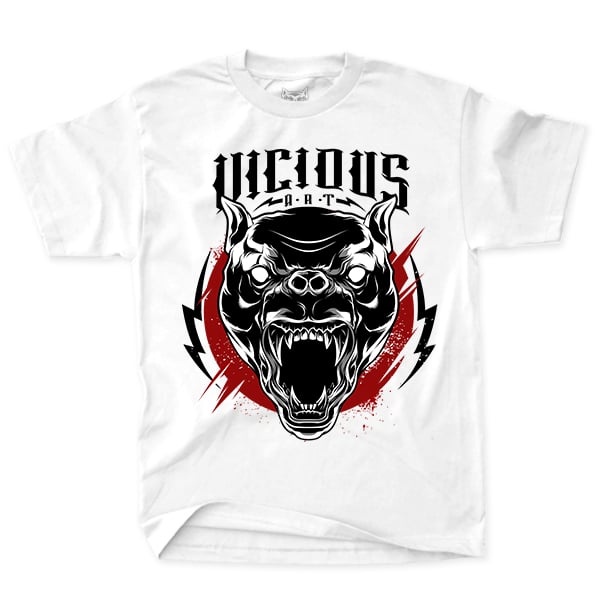 Image of Unleash the Beast (Red) - White Tee