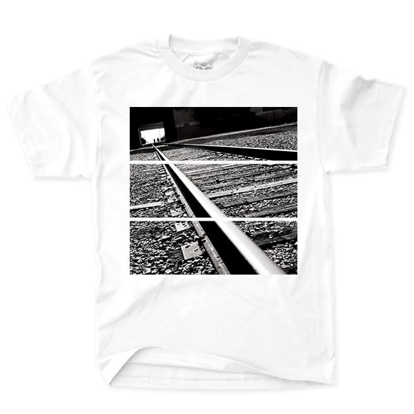 Image of Stay on Tracks - White Tee