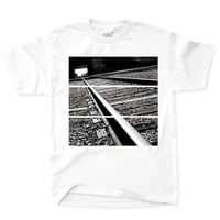 Image 1 of Stay on Tracks - White Tee