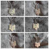 Image 2 of Fox head keyrings