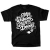 Stop Wishing Start Doing - Black Tee