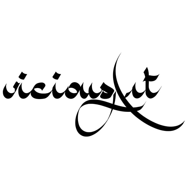 Vicious Wordmark Logo - White Tee