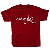 Image 1 of Vicious Wordmark Logo - Red Tee
