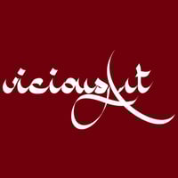 Image 2 of Vicious Wordmark Logo - Red Tee