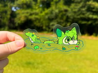Image 2 of Swamp Creature Clear Sticker