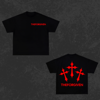 THEFORGIVEN BLACK/RED TEE