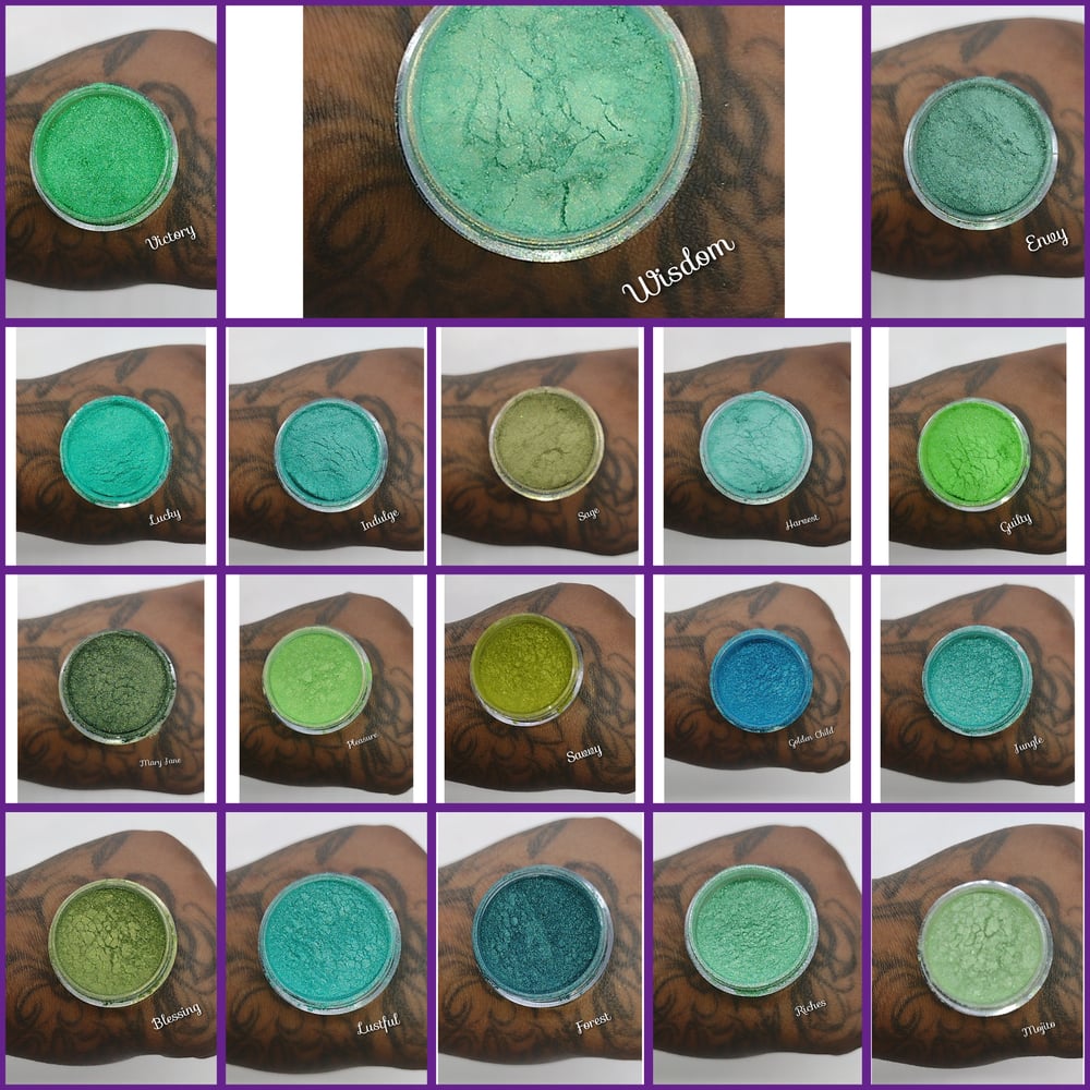 Enchanted Forest - Loose Pigment Stack