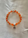 Orange hello kitty bracelet 