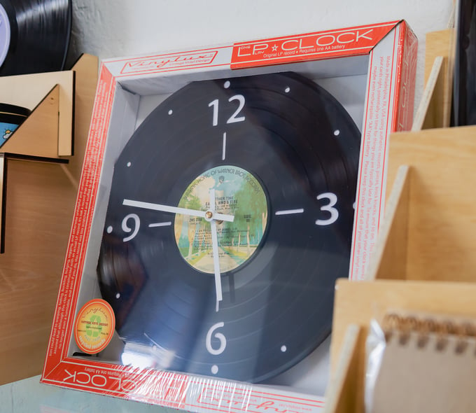 Image of LP Vinyl Record Clocks