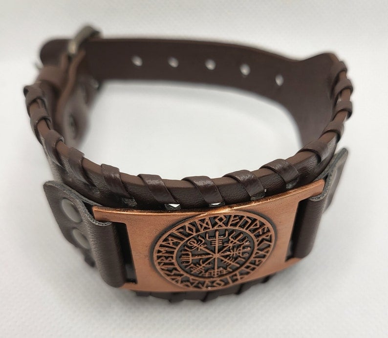 Valhalla Leather wristband 