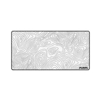 White Topo Desk Mat