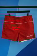 Image 1 of (M) Red Nautica Swim Trunks