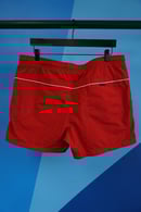 Image 3 of (M) Red Nautica Swim Trunks