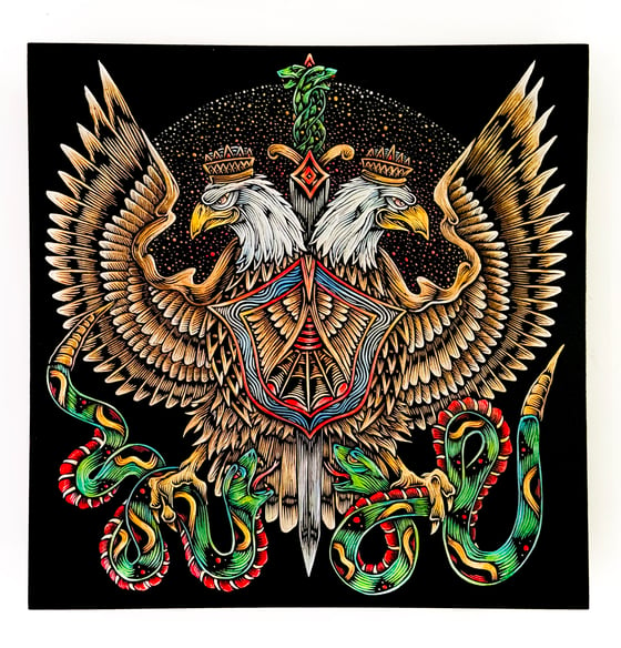 Image of Eagle & Snake Crest