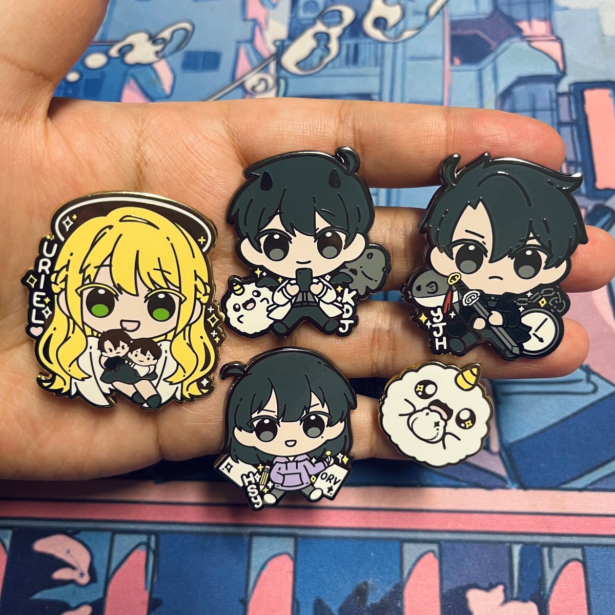 Image of ORV Enamel Pins + Stickers