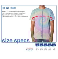 Image 3 of GRATEFUL DEAD SPACE YOUR FACE TIE DYE SHORT SLEEVE 