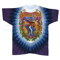 Image 1 of GRATEFUL DEAD TERRAPIN MOON TIE DYE SHORT SLEEVE 