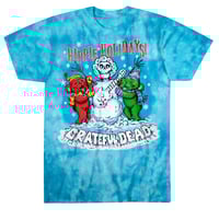 Image 1 of GRATEFUL BEARS HIPPIE HOLIDAYS TIE DYE SHORT SLEEVE 