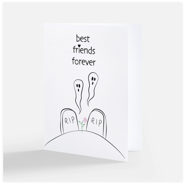 Image of BFFs - Illustrated Greeting Card 