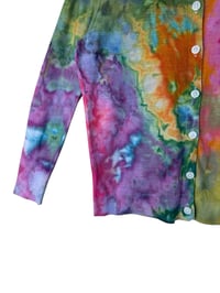 Image 6 of ♻️ UPCYCLED S 100% Cotton Sweater Cardigan in Euphoria 