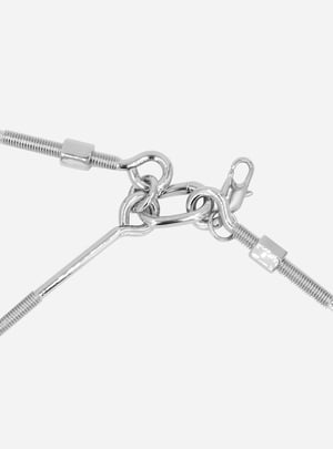 Image of MIDNIGHT FACTORY - Screw-Bolts Bar Necklace