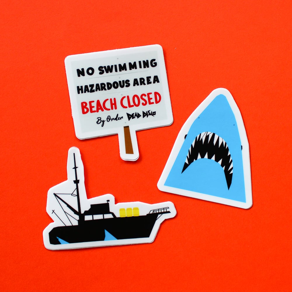 Jaws Sticker Set