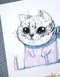 Image 3 of C'est lui qu'a commencé - Print
