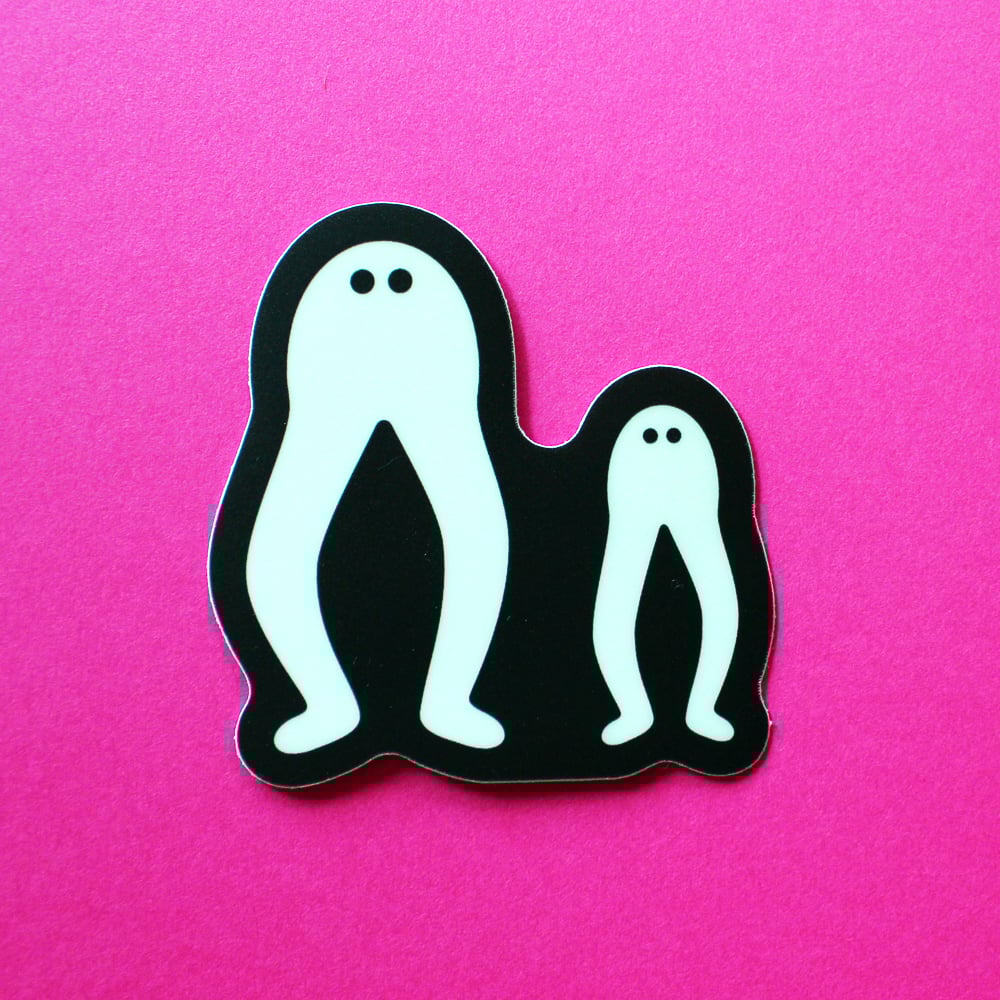 Glowing Fresno Nightcrawler Sticker